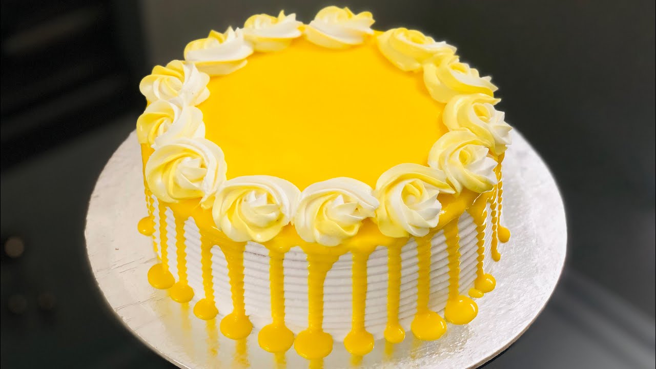 Order Online Pineapple Cake With Cream Flower Pineapple Cakes